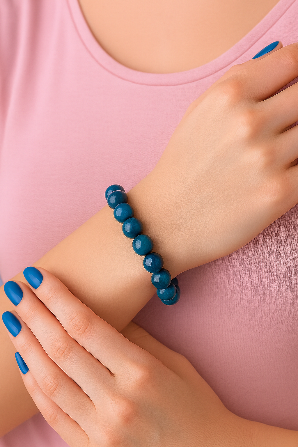 Bracelet Apatite Bleue - Perte de poids