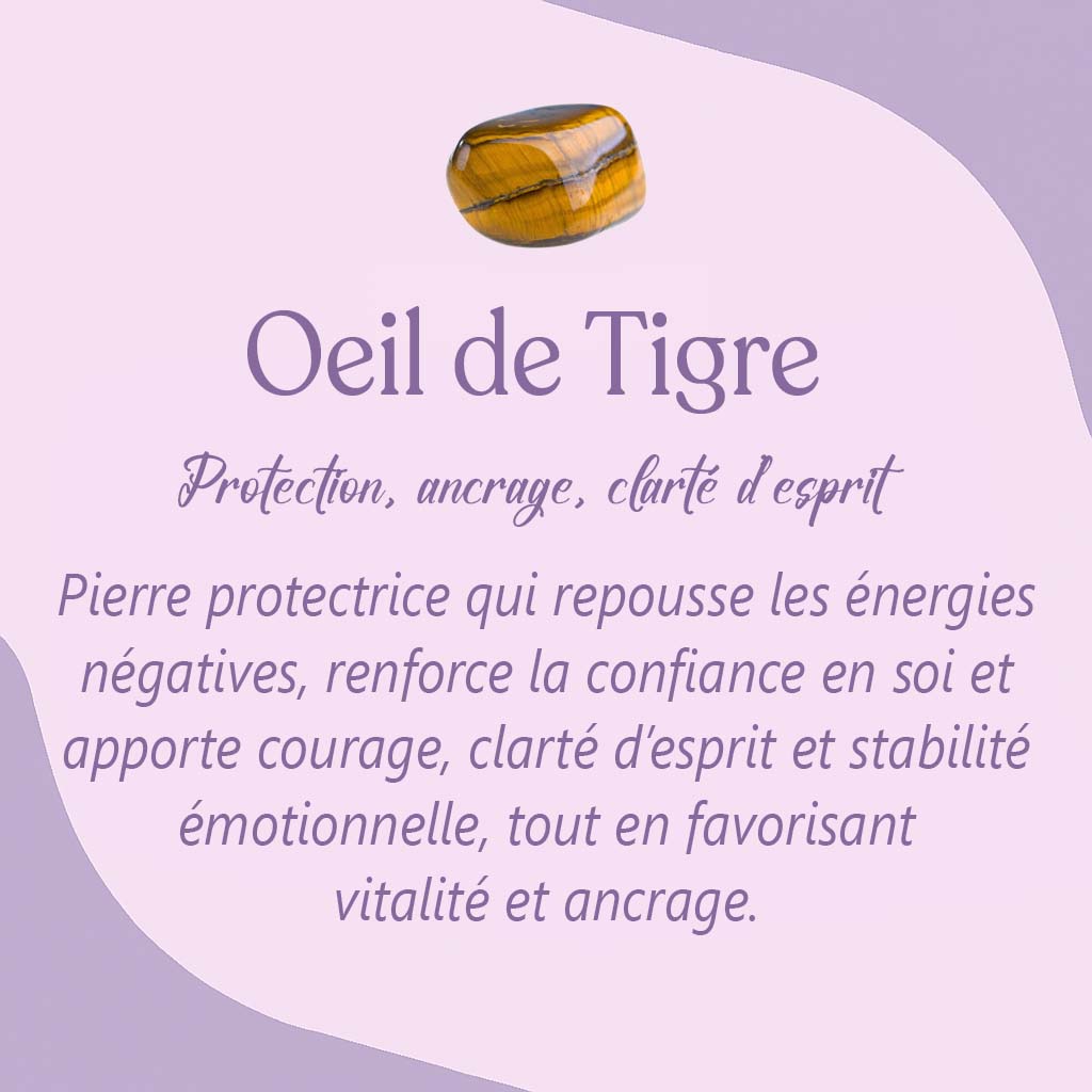 Bracelet Chakra Oeil de Tigre - Protection & Confiance