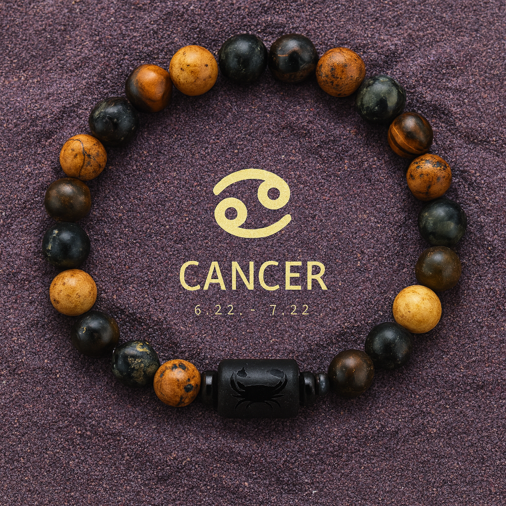 Bracelet Astrologie Obsidienne