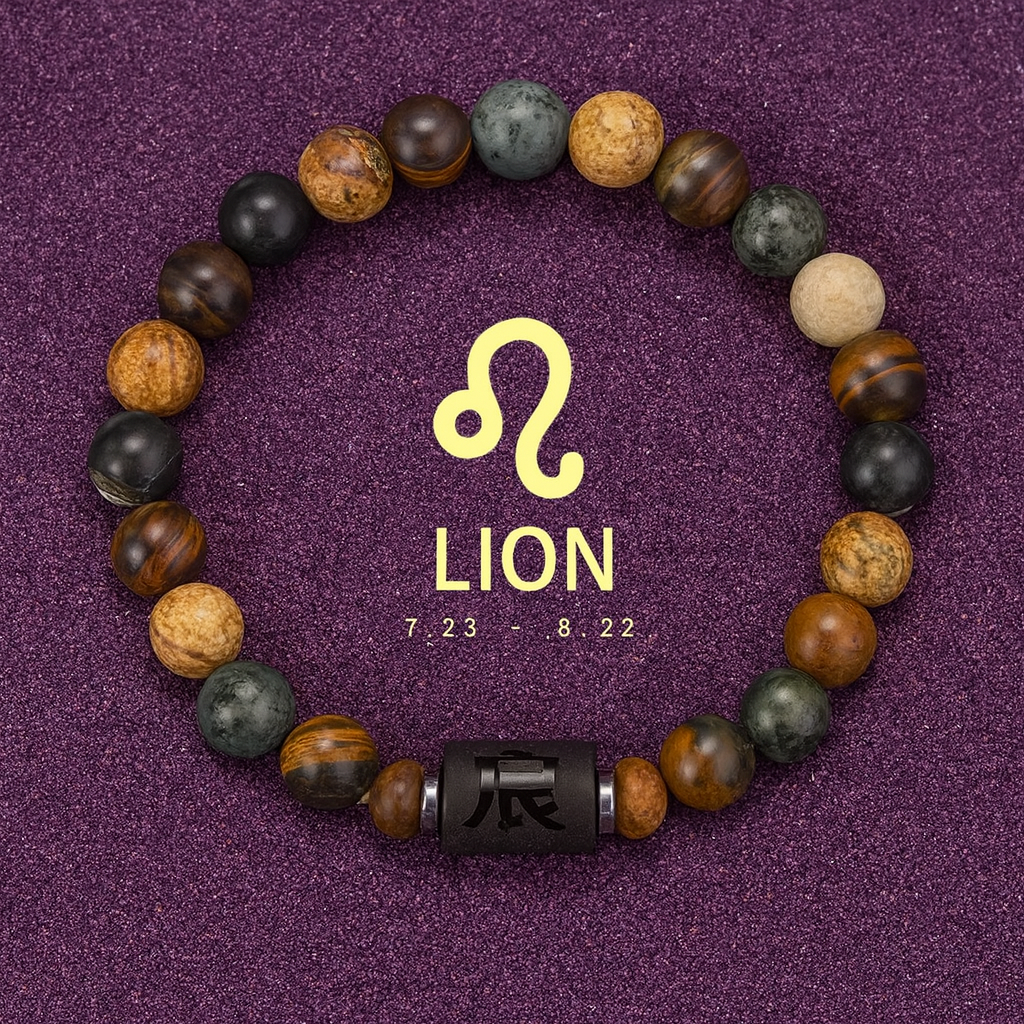 Bracelet Astrologie Obsidienne