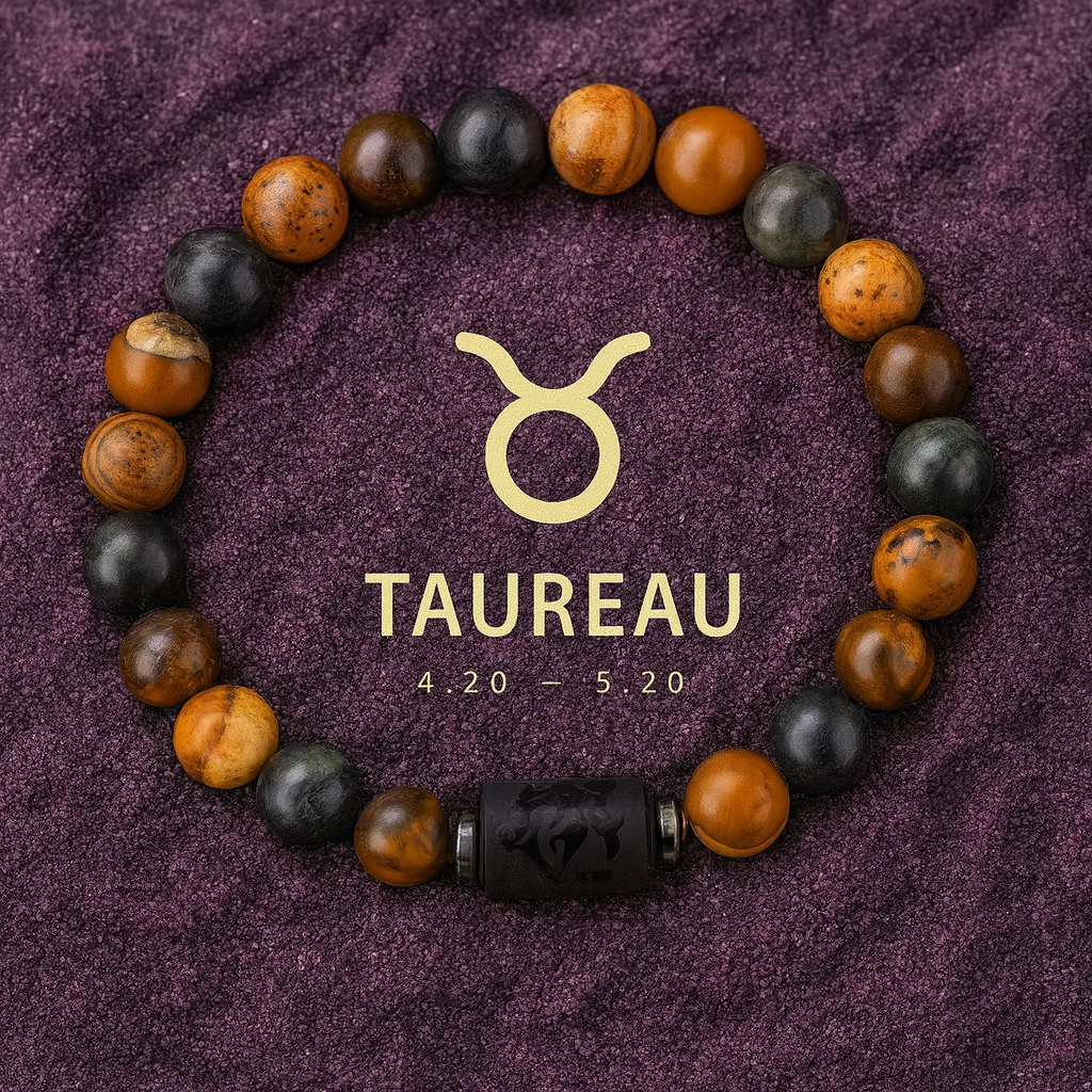 Bracelet Astrologie Obsidienne