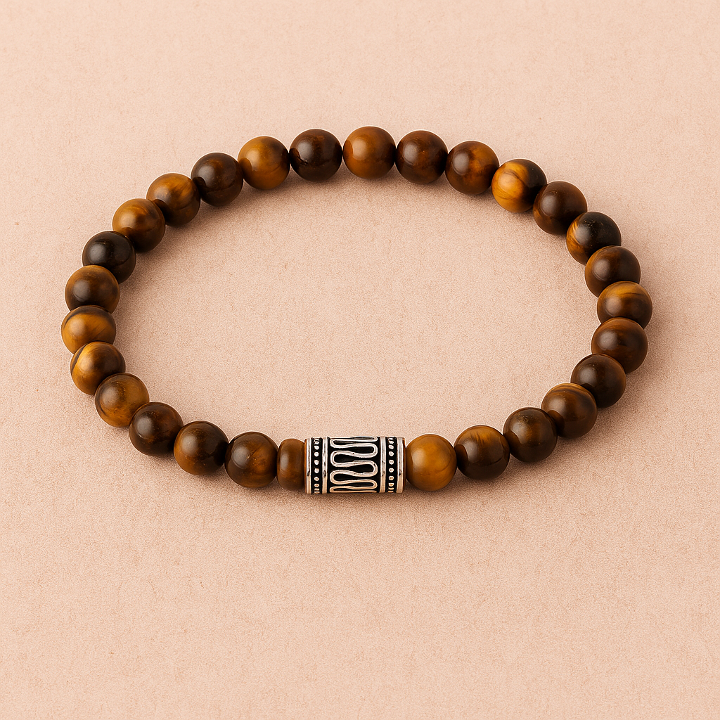 Bracelet Chakra Oeil de Tigre - Protection & Confiance