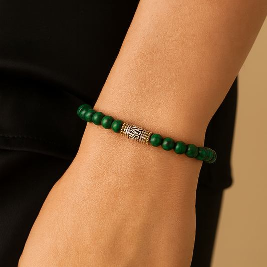 Bracelet Chakra Malachite - Protection & Guérison