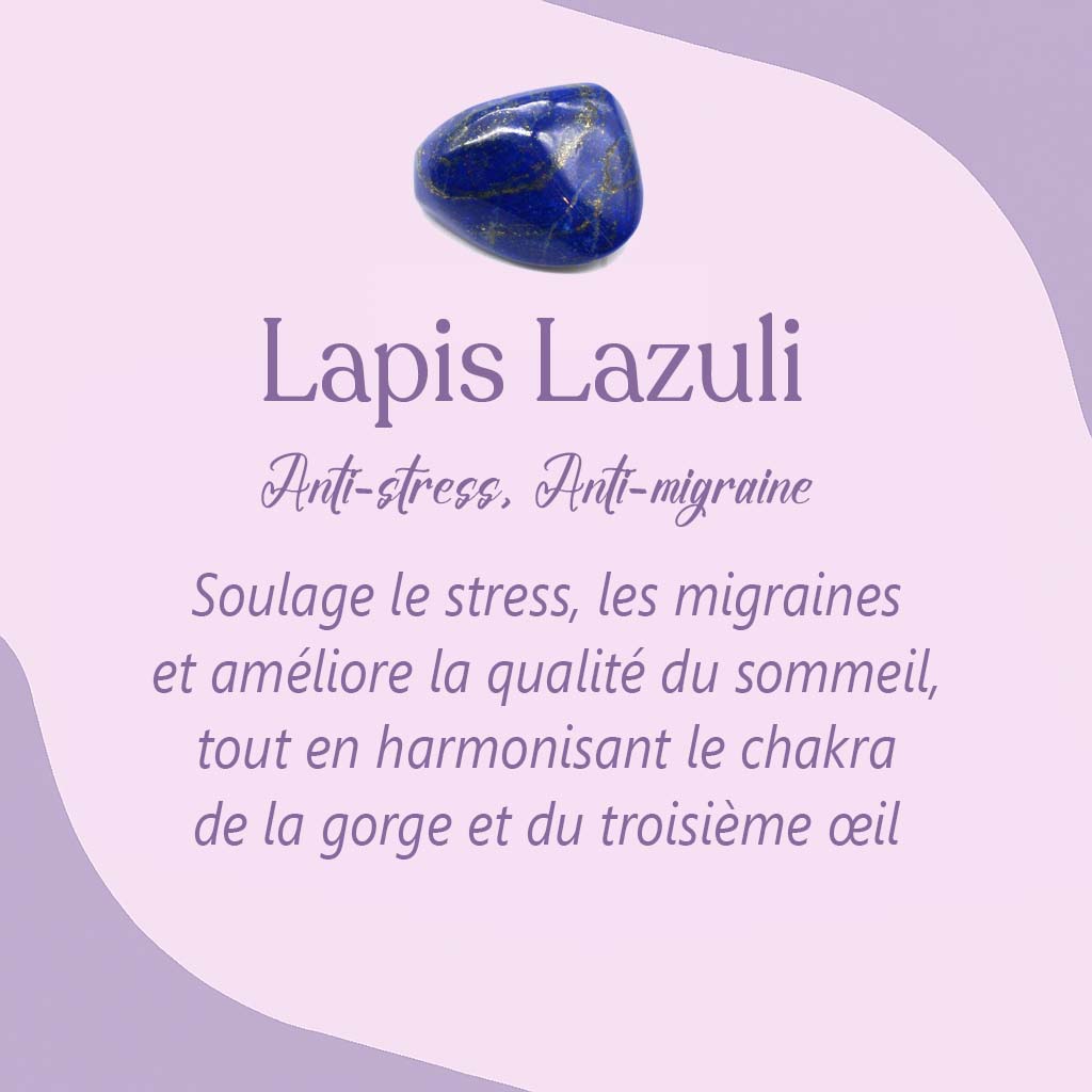 Bracelet Anti Stress - Lapis Lazuli