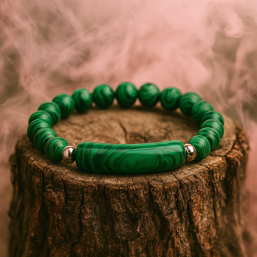 Bracelet Malachite - Aide au changement