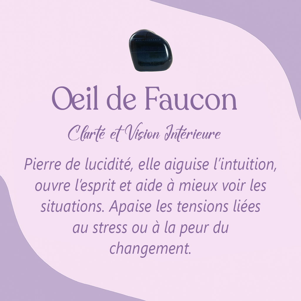 Bracelet Oeil de Faucon - Calme et Concentration