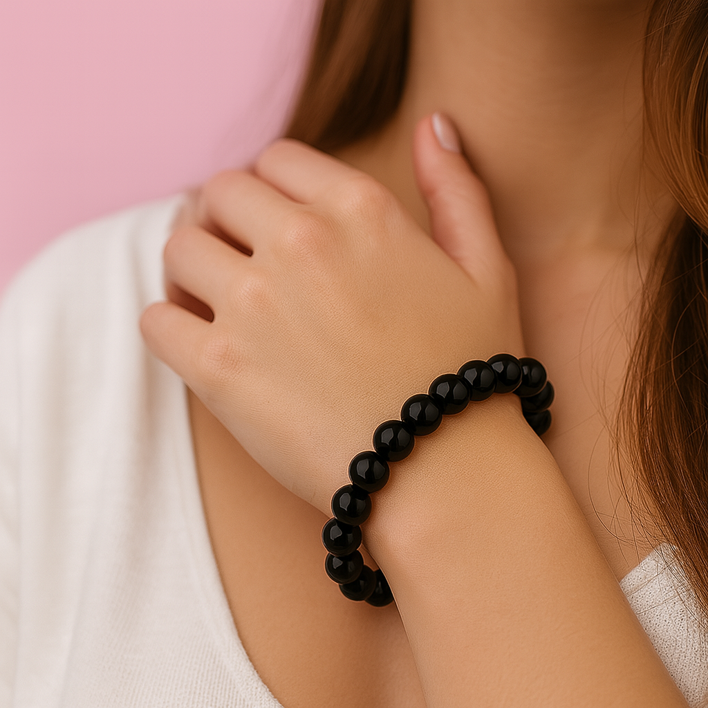 Bracelet Onyx - Force et Stabilité