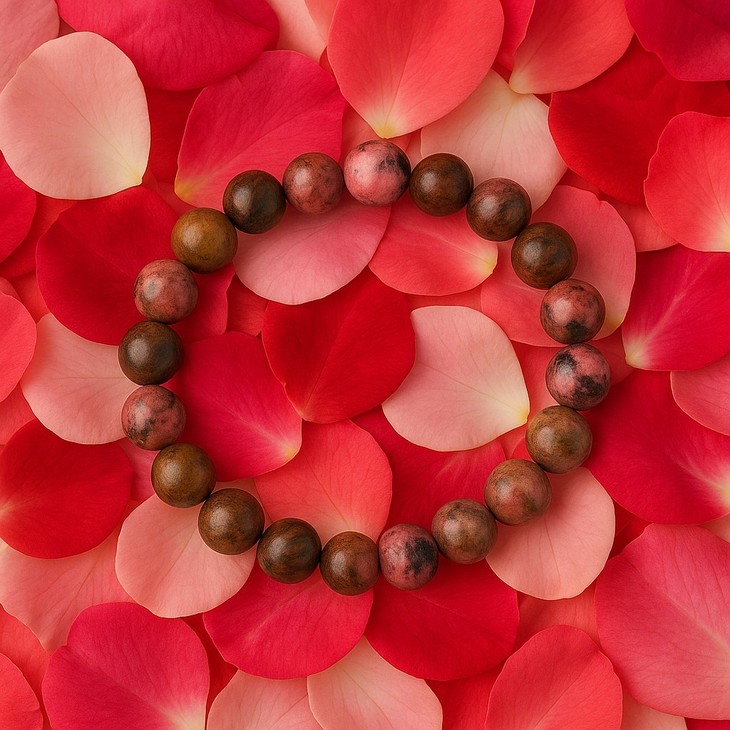 Bracelet Rhodonite - Amour et Bienveillance