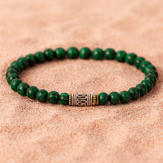 Bracelet Chakra Malachite - Protection & Guérison